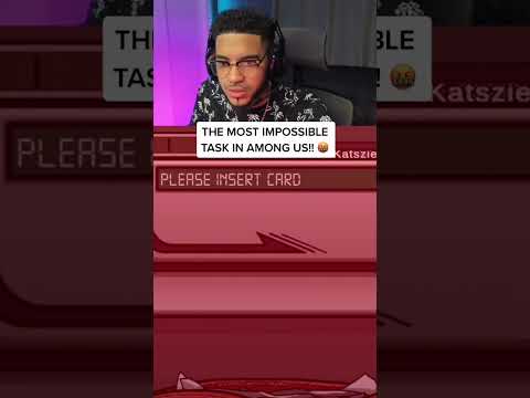 The most IMPOSSIBLE Task in Among Us! #shorts