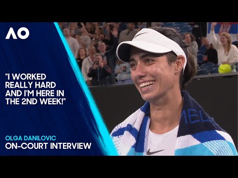 Olga Danilovic On-Court Interview | Australian Open 2025 Third Round