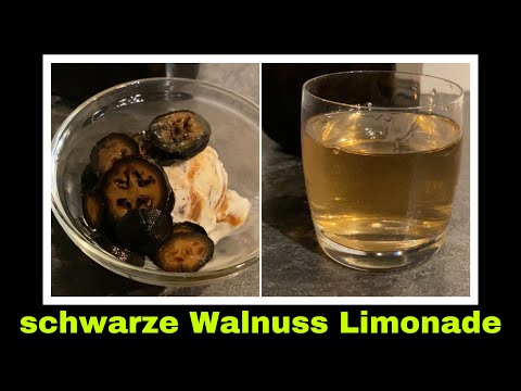 schwarze Nüsse, Walnuss-Sirup und Walnuss Limonade Rezept | selbstversorgung