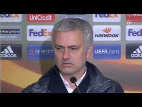 Jose Mourinho's Post-Match Press Conference - Manchester United 1-1 Anderlecht
