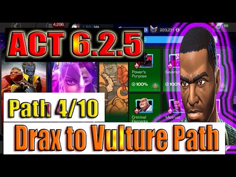 Act 6.2.5 Path 4/10 (Drax to Vulture) - Marvel Contest of Champions