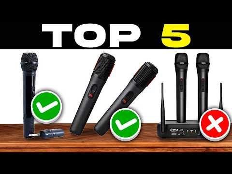 TOP 5 BEST WIRELESS MICROPHONES Under $50 2025 | Lavalier Microphones on AMAZON
