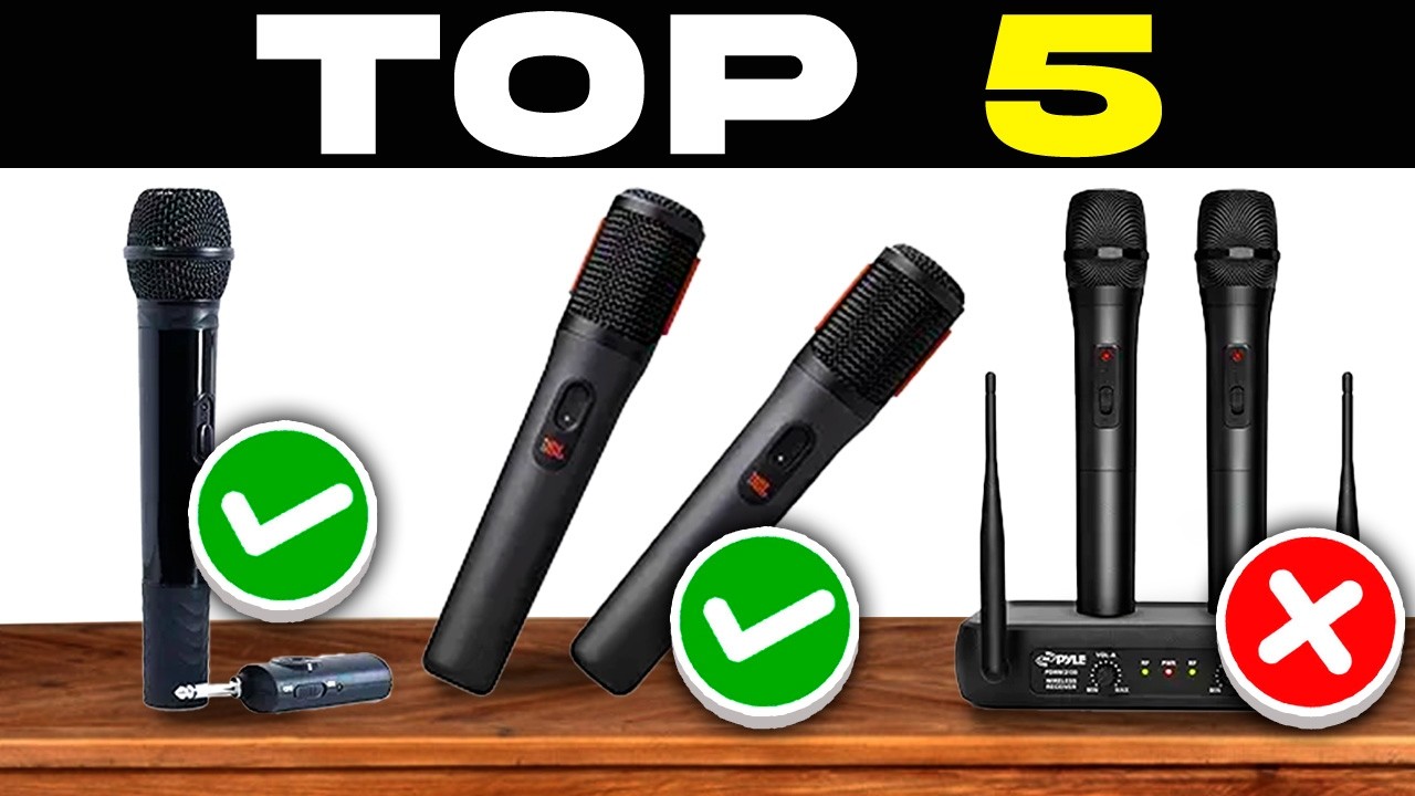 TOP 5 BEST WIRELESS MICROPHONES Under $50 2026 | Lavalier Microphones on AMAZON