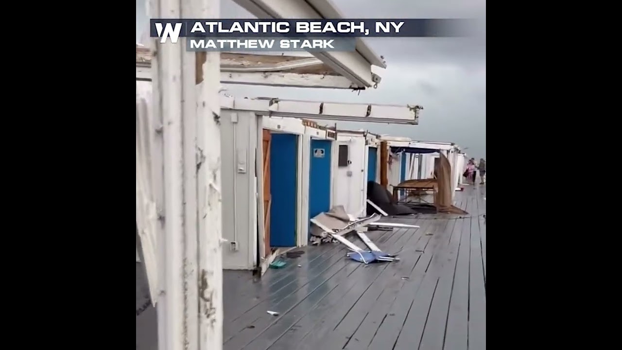 EF-1 tornado damages Sun and Surf Beach Club on Long Island's southern shore
