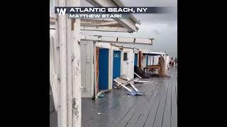 EF-1 tornado damages Sun and Surf Beach Club on Long Island's southern shore