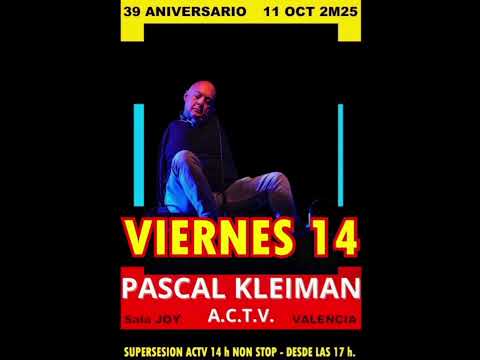 A.C.T.V. 39 ANIVERSARIO 11 OCT 2M25 PASCAL KLEIMAN SALA JOY VALENCIA 