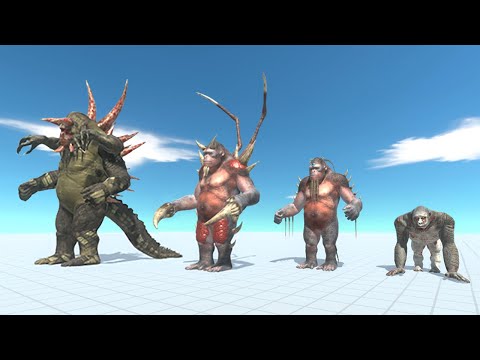 Evolution of Goro - Animal Revolt Battle Simulator