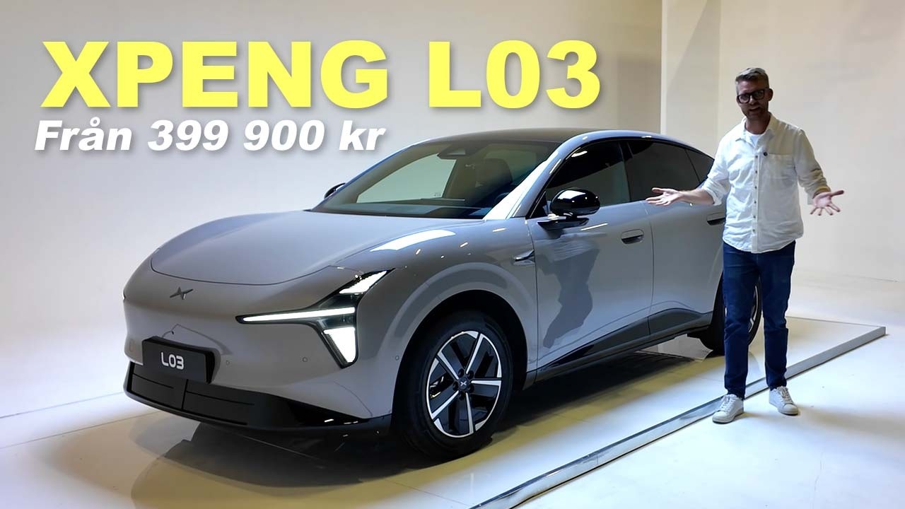 Första titt på nya Xpeng L03 – Europasatsningen överraskar