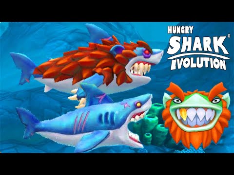 Hungry Shark Evolution - NEW HALLOWEEN BABY HELPER + WERESHARK | Android Gameplay [FHD]