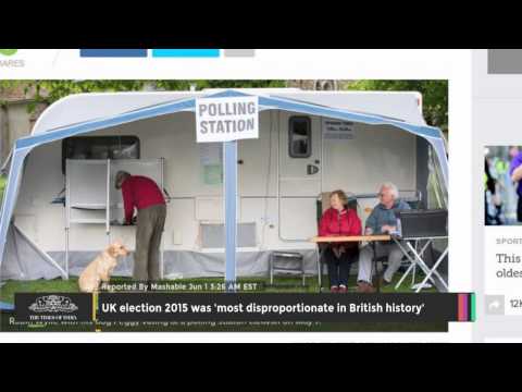 UK Election 2015 was 'most Disproportionate in British History'