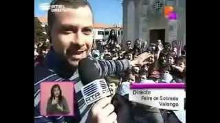 preview picture of video 'Reportagem - Feira de Sobrado-Valongo - Praça Alegria'