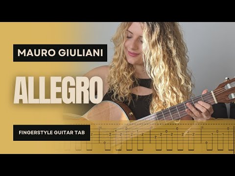Allegro in A Minor - Mauro Giuliani + TAB