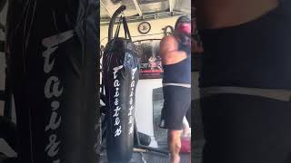 Heavy bag 5 min rounds 1 min switch combo mma gloves