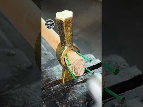 Wow! Trick with Hammer Handle and Nails #tools
