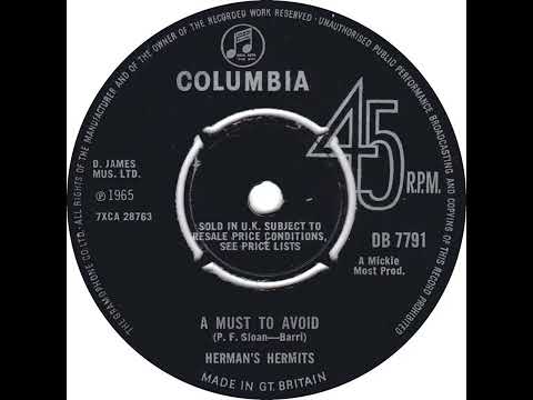 UK New Entry 1965 (326) Herman's Hermits - A Must To Avoid