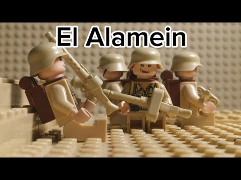 Lego WW2: The Battle of El Alamein -Stop motion (short film)