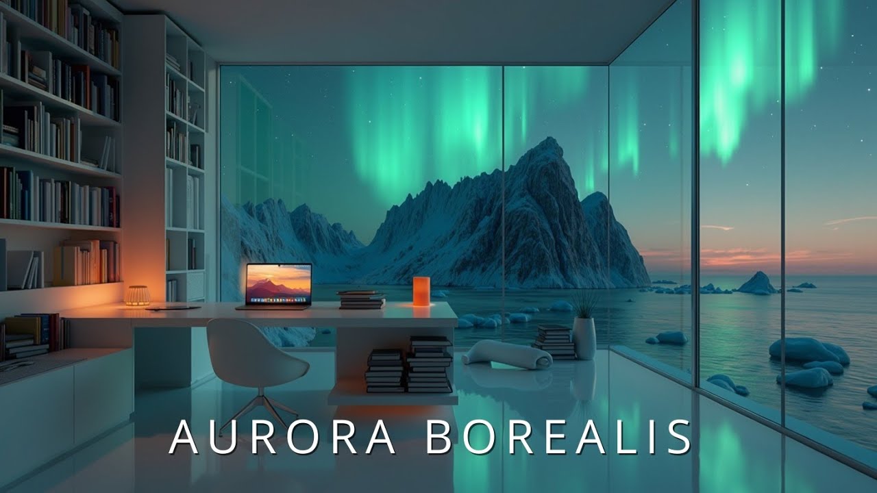 Aurora Borealis Focus Music | Deep Work Ambient for Concentration & Study