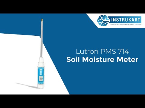Lutron soil ph moisture meter pms 714, for laboratory