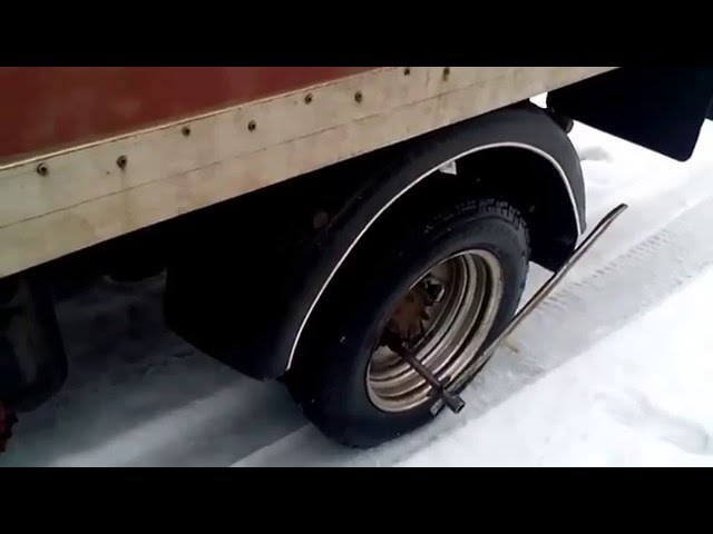 замена колеса на газели