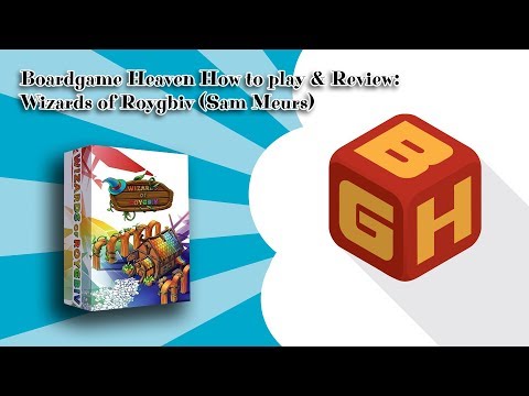 Boardgame Heaven How To Play & Review: Wizards of Roygbiv