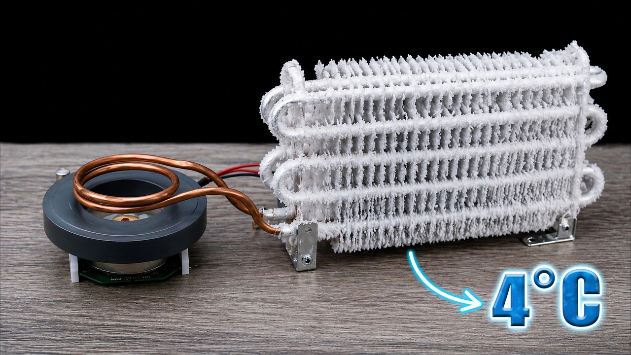 Fast and Easy! Make Your Own AIR CONDITIONER From Motor And Magnets