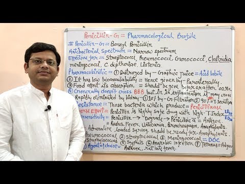 Chemotherapy of Antibiotic (Part-06) | Penicillin (02)| Penicillin G | Benzylpenicillin | Penicillin