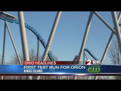 Orion coaster's first test runs