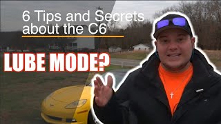 6 C6 Corvette Tips and hidden features you didn