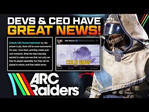 ARC Raiders - New Items Confirmed! CEO Speaks & Dev News