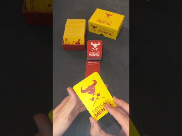 Vídeo relacionado con Kampfhummel DERRAPE Mental - Juego de Mesa - Juego de Cartas para Fiestas y Risas con 400 Cartas para 3-10 Jugadores a Partir de 16 años