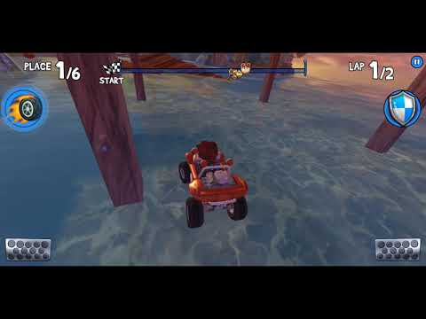 Beach Buggy Racing Sunshine Sprint Level 1 Walkthrough Paradise Beach | ST Warriors Gaming | STW