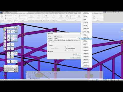 Automatyczny eksport modelu Advance Steel do plików bryłowych | GRAITEC Polska