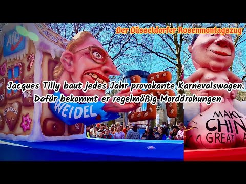 🚨 Death threats against Düsseldorf float builder Jacques Tilly ⚠️ Carnival parades 2025 in Düssel...