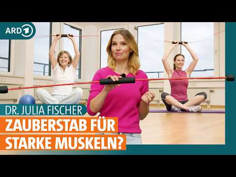 Gut für Muskelaufbau und bei Rückenschmerzen? Flexi Bar im Test | Dr. Julia Fischer | ARD Gesund
