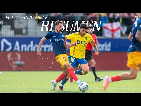 RESUMEN | FC Andorra 0-0 Cádiz CF | Laliga Hypermotion