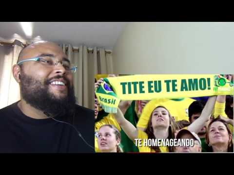 Reação - TITE, EU TE AMO! | Paródia Te Assumi Pro Brasil - Matheus & Kauan