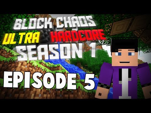 Minecraft: Block Chaos Ultra Hardcore - S1E5 - THE SEARCH FOR OBSIDIAN