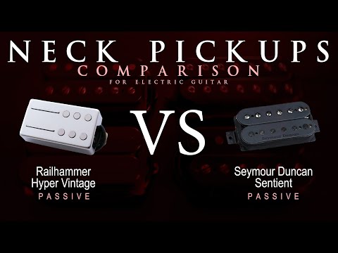 Railhammer HYPER VINTAGE vs Seymour Duncan SENTIENT - Neck Guitar Pickup Comparison Tone Demo