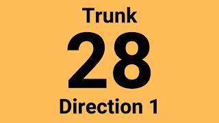[G-AS] Hyperlapse of Trunk Service 28 (Direction 1)