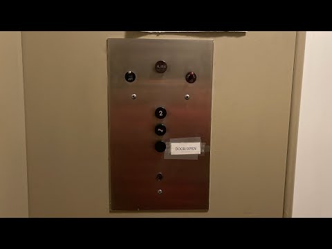 BLACK BUTTON! Otis Traction Elevator at Liberty Building, Youngstown, OH