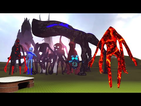 Wildfire Giants Vs Trevor Henderson Giants - GarrysMod Sandbox (Trevor Henderson Mod Pack)