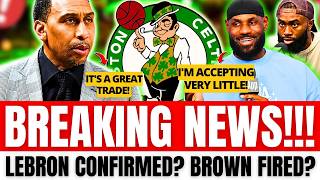 BOMB NEWS! 3 NBA SUPERSTARS IN SHOCKING CELTICS TRADE?! | LEBRON CONFIRMED IN CELTICS?! | TATUM