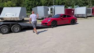 New 2025 12K Kwik Load Trailers 7X20Heavy Duty Steel Texas Rollback Auto Hauler r / Racing Trailer