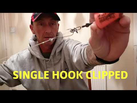 Single hook clipped rig