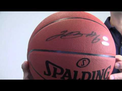 Autographed Lebron James Basketball - Official Game Ball - UDA