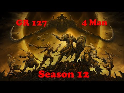 Diablo 3 - GR 127 4 Man clear Season 12