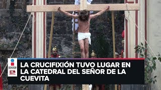 Representación de Viacrucis en Iztapalapa se realiza sin público