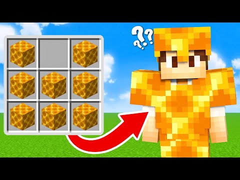 Minecraft, Aber Mit Rüstung Aus Jedem Block