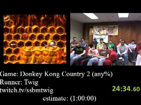 Donkey Kong Country 2 Speed Run (51:11) - AGDQ 2012