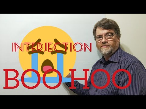 English Tutor Nick P Interjection (8) Boo Hoo